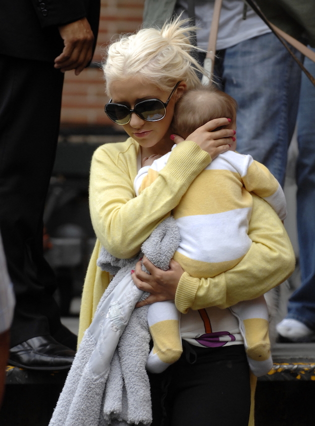 Christina se svým starším synem Maxem.