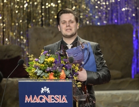 Ocenění v kategorii muzikálu a operety převzal Tomáš Savka.