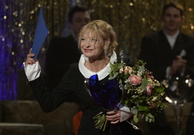 Ocenění v kategorii činohry získala Vilma Cibulková.