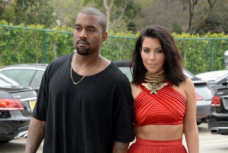 Rodiče malé North Kim Kardashianová a Kanye West.