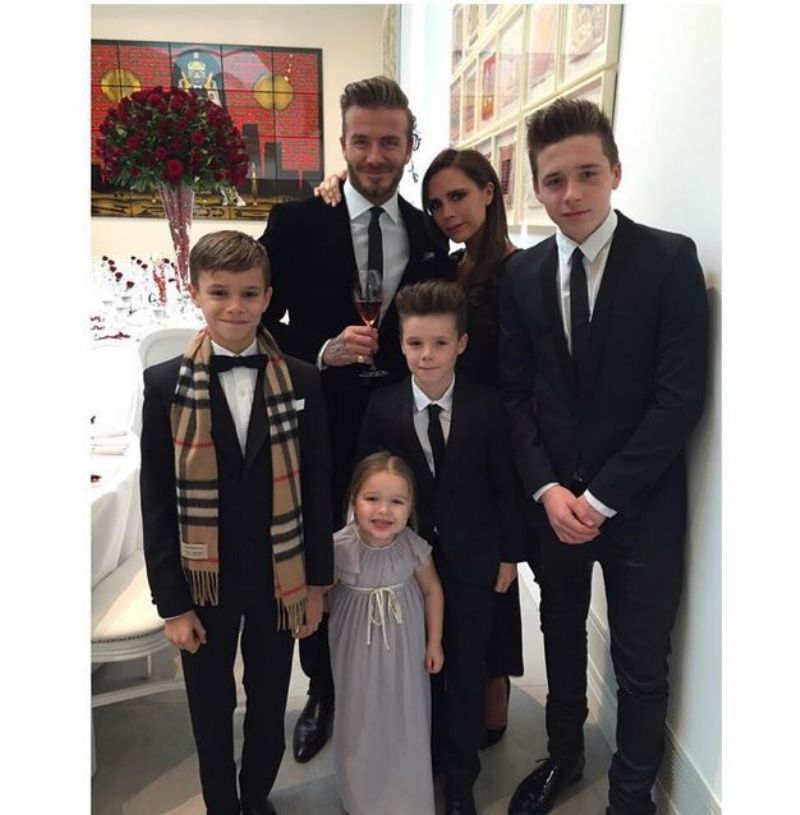 Beckhamovic rodinka je jako ze žurnálu.