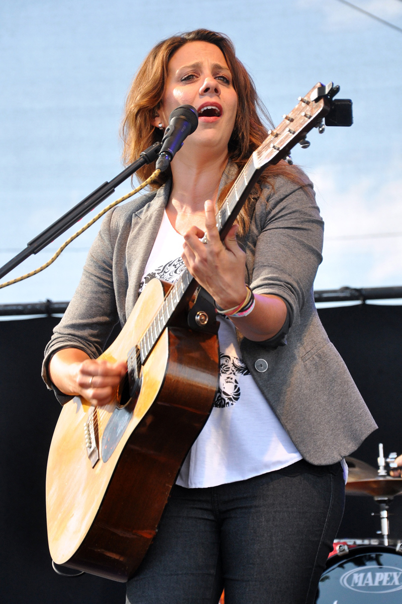 Aneta Langerová hrála převážně nové písně.
