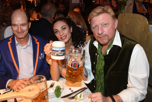 Boris Becker zavítal na Oktoberfest do Michova.