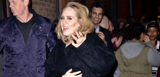 Adele byla ve skvělé náladě.