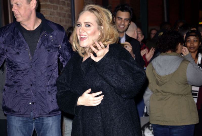 Adele byla ve skvělé náladě.