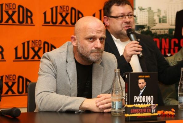 Hynek Čermák s Jaroslavem Kmentou křtili v Luxoru knížku věnovanou natáčení filmu Gangstar Ka.