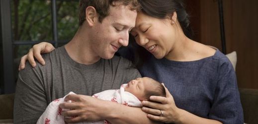 Spokojená rodina: rodiče Mark Zuckerberg a Priscilla Chan Zuckerber s dcerou Max Chan Zuckerberg.