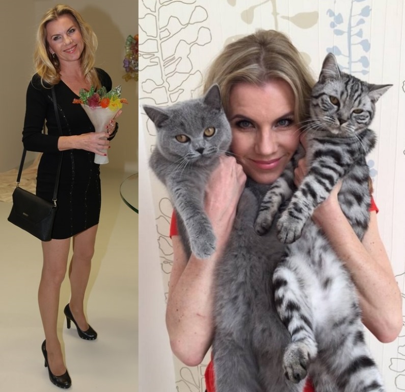 Leona Machálková má kočky hned dvě a moc jim to dohromady sluší.
