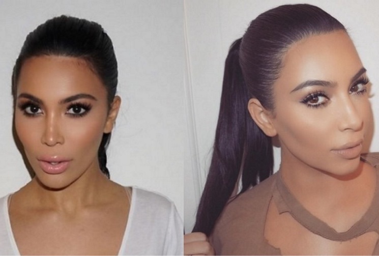 Uhodli byste, která z těch dvou je pravá Kim Kardashian? Ta vlevo to není.