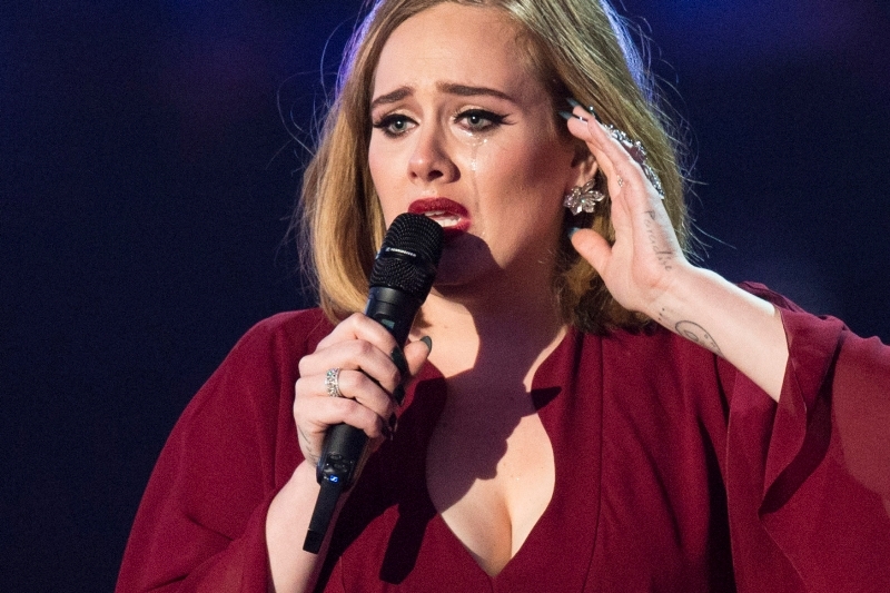 Adele je citlivá žena.