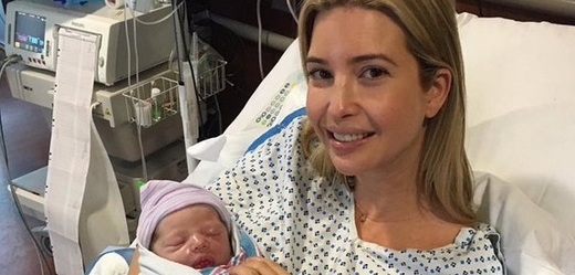 Ivanka Trump s novorozeným synem.