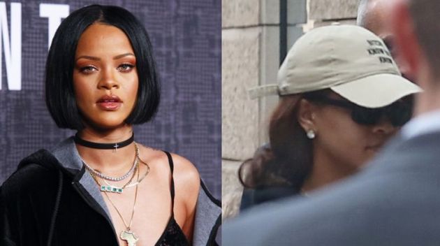 Rihanna dorazila do Prahy luxusním autobusem. Nenalíčená, maskovaná kšiltovkou a brýlemi.
