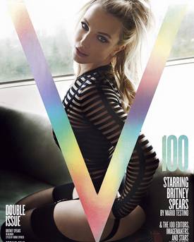 Takto to Britney slušelo při focení pro časopis V.