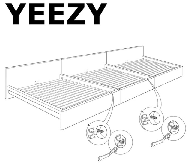 Do rappera si rýpla i samotná IKEA s odkazem na jeho přezdívku Yeezus a klip k písni Famous.