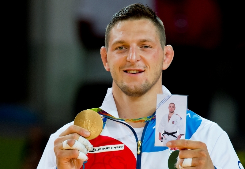 Judista Lukáš Krpálek vybojoval jako první český olympionik zlatou medaili na hrách v Riu.