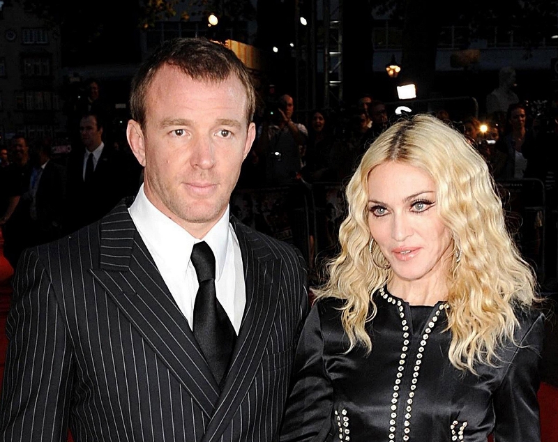Madonna s bývalým manželem při soudním jednání.