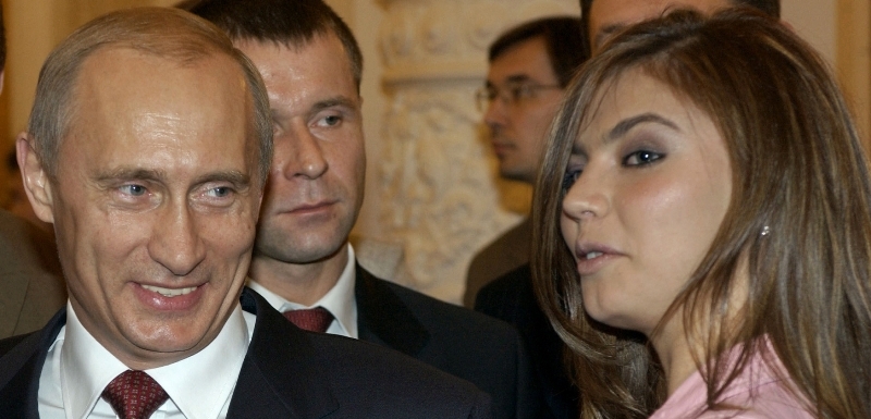 Vladimír Putin s milenkou Alinou Kabajevovou.