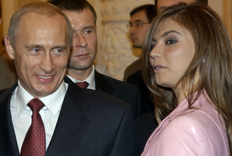 Vladimír Putin s milenkou Alinou Kabajevovou.