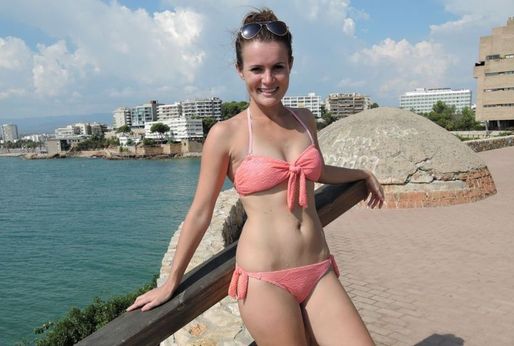 Kristýna Fantová trávila dovolenou ve Španělsku se svým snoubencem.