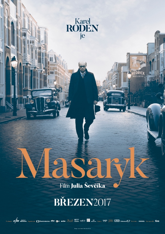 Film Masaryk vstoupí do kin 9. března 2017.