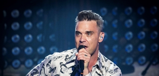 Zpěvák Robbie Williams.