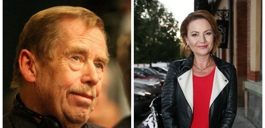 Václav Havel a Jolana Voldánová.