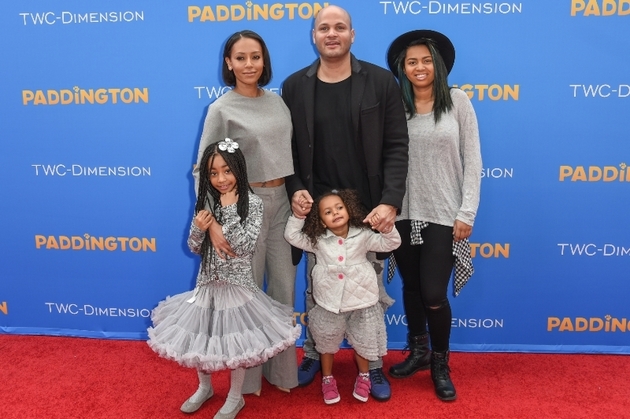Zpěvačka Mel B s manželem Stephenem Belafontem a dcerami Angel, Madison a Phoenix.