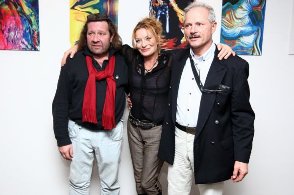 Fotogra Petr Našic,, Vilma Cibulková a režisér Michal Tarant.