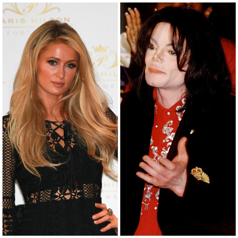 Paris Hilton a Michael Jackson.