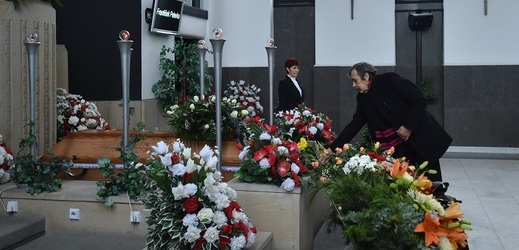 Pohřeb Františka Peterky.