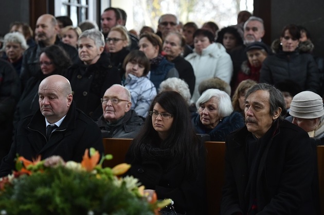Pohřeb Františka Peterky.