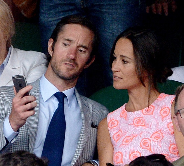 Pippa Middleton se snoubencem Jamesem Matthewsem.