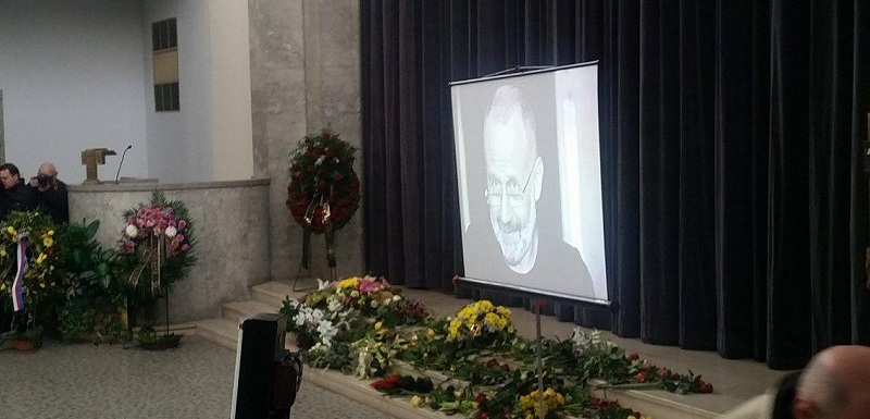 Pohřeb Jiřího Ornesta.
