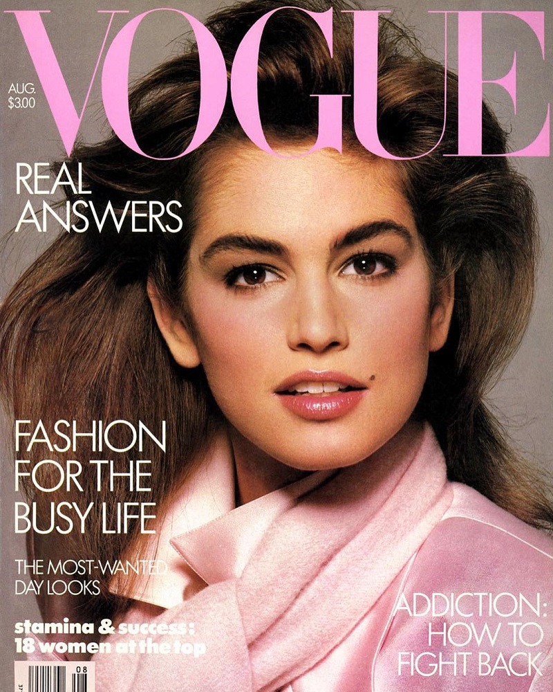 Cindy na obálce Vogue v roce 1987.