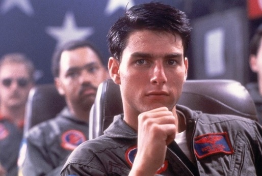 Tom Cruise v Top Gun.