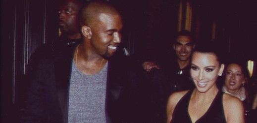 Kim Kardashian a Kanye West.