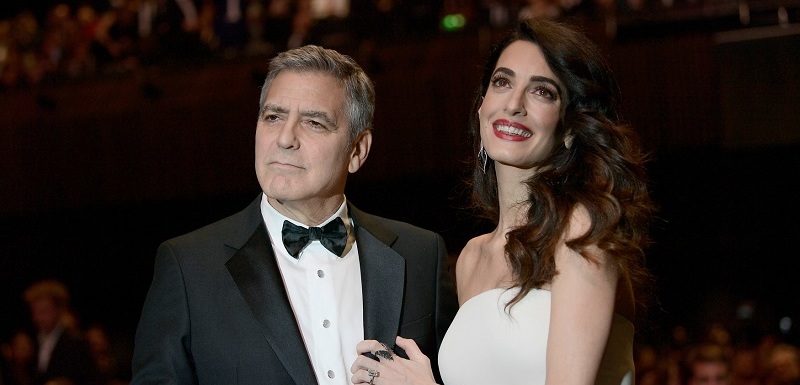 George Clooney s manželkou Amal.