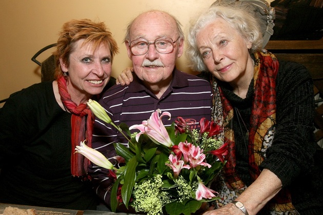 Blanka Lormanová s Lubomírem Lipským a Květou Fialovou v roce 2008.