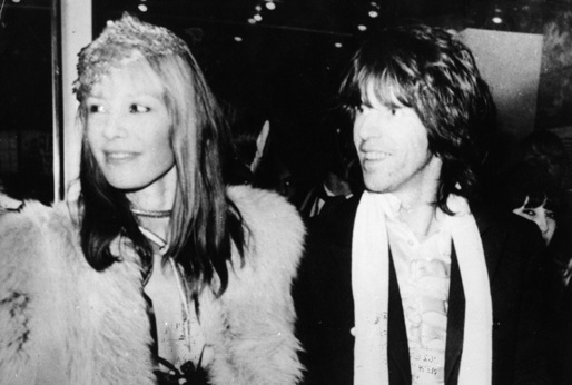 Anita Pallenberg s Keithem Richardsem v roce 1972.
