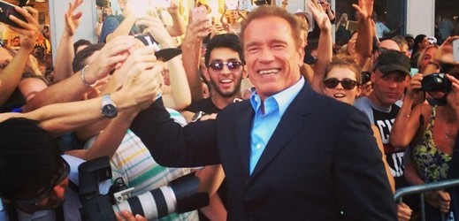 Arnold Schwarzenegger je stále miláčkem publika.