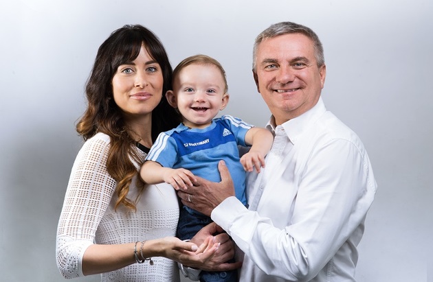 Alex Mynářová s manželem a synkem Vrátíkem.