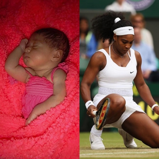 Serena vidí u dcery velkou podobu.