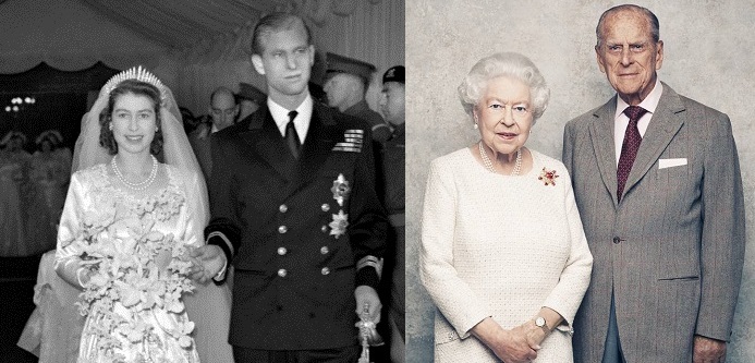 Alžběta II. a Philip.