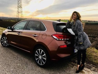 Hyundai i30 si Tereza okamžitě zamilovala.