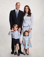 Nová fotografie královské rodiny bude zdobit vánoční přání.