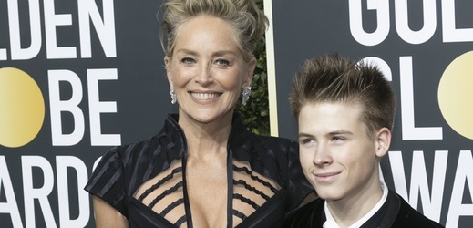 Sharon Stone se synem.