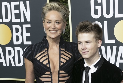 Sharon Stone se synem.