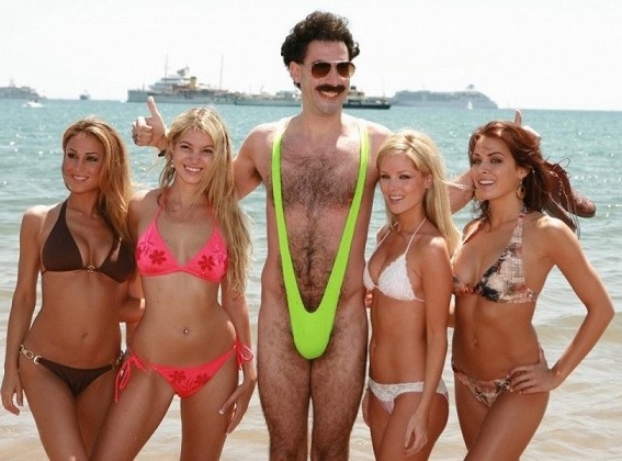 Sacha Baron Cohen ve filmu Borat.