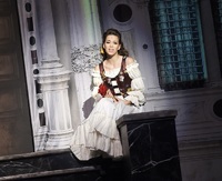 Karolina jako Markétka v muzikálu Mefisto.