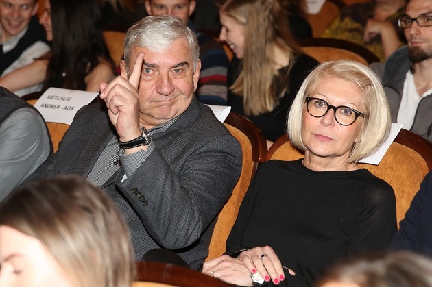 Miroslav Donutil s manželkou.